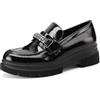 QUEEN HELENA Mocassini con Fibbia con Strass Francesine Casual Eleganti Donna X31-42 (Nero, Sistema Taglie Calzature EU, Adulto, Donna, Numero, Media, 36)