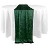 Elegant Event Essentials - Runner lungo da tavola in velluto schiacciato - Per feste primaverili, matrimoni, ricevimenti, banchetti, decorazione natalizia (30,48 x 274,32 cm) - Verde bottiglia
