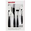 Guzzini - Feeling, Set 24 Posate Colorate - Grigio, 15.8 x 7.5 x h25.5 cm - 23000022