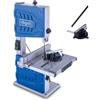 Scheppach Sega a nastro HBS261, altezza di taglio 130 mm, 2 velocità: 720 m/min e 1000 m/min | Incl. attacco parallelo, calibro di taglio trasversale e bastone scorrevole