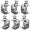 Miucoguier 6 Pezzi Morsetto a C - 30mm Morsetti per Morsetti a c Inossidabile 304 Morsetti da Falegname Morsetto a Vite Morsetto di Fissaggio Per Lavorazione Legno DIY,Saldatura (C - 30mm)