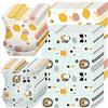 CNYMANY 40 pièces Jetable Bavoirs et Sets de Table pour Bébé, CNYMANY A prova di perdita Bavaglini da viaggioe tovagliette per neonati e bambini piccoli per viaggiare e uso esterno