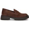 FRICKY Mocassino donna marrone in suede
