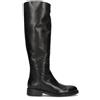 FRICKY Stivale donna nero in pelle
