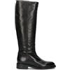 FRICKY Stivale donna nero in pelle