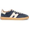 HOGAN - COOL Sneaker uomo blu in suede