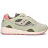 SAUCONY - SHADOW 6000 Sneaker donna verde/avorio in suede