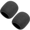 ChromLives Copertura per Microfono per Yeti Blu Copertura in Schiuma per Blue Yeti Microfono Antivento per Yeti Blu, Microfono a Condensatore Yeti Pro 2Pack