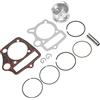 Aramox Set di Guarnizioni per Fasce Elastiche del Pistone, Set di Guarnizioni per Fasce Elastiche da 52,4 Mm Ad Alta Resistenza per Motore 110cc 125cc ATV Dirt Pit Bike Go Kart