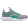 Reebok Rush Runner Slip-ON, Sneaker Bambina, GREY3/UNLEASHEDGREEN/WHITE, 32.5 EU