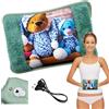 Powersell - Borsa Acqua Calda Elettrica | 500W Riscaldante con Tasche | Scaldamani, Scaldapiedi | Mantiene Calore fino a 5 Ore, Peluche, 2 PELUCHES