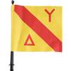 SEAC SUB BANDIERINA PER BOA CON ASTA GIALLO/ROSSO