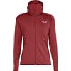 SALEWA AGNER HYBRID PL/DST HOODED JKT Felpa con Cappuccio Donna