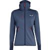 SALEWA AGNER HYBRID PL/DST HOODED JKT Felpa con Cappuccio Donna