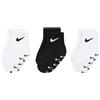 NIKE 3PK INF/TODD GRIPPER QTR SOCK Calzino Junior