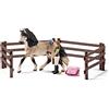 Schleich Kit de soin pour chevaux andalous - SCHLEICH - 42270 - A partir de 5 ans