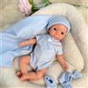 Gileutay 28cm Realistiche Reborn Bambole Femmina Occhi Aperti Bambola Tutta in Silicone Morbido Che Sembrano Vere Bambini Prematuri