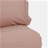 Bianca Plain Dyed Rose Tan Parure Copripiumino 200x220+60x70(2)