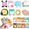 NJCXOLA 24 Pezzi Note Adesive Animali bambino, Blocchetti Memo Adesivi, Fogli Gadget Compleanno, Regalini Festa