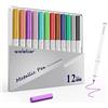 Welebar Pennarelli metallici per Cricut Maker 3/Maker 4/Explore 3/Explore 4/Air 2, 1.0, punta media, set di 12 penne per scrivere e disegnare inviti