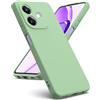 Oududianzi - Cover Compatibile con Oppo A40 4G/Oppo A40M/Oppo A60 5G [Cover in Silicone Liquido] [Interno in Microfibra] Gomma Gel di Silicone Liquida Antiurto Custodia Oppo A40 - Matcha