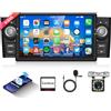 Rimoody 1G+32G Android 13 Autoradio 2 Din per Fiat Punto 2005-2009/Fiat Linea 2007-2011 con Navi GPS WIFI 7 Pollici Autoradio con Mirror Link Bluetooth FM/RDS Radio EQ/DAB/DVR/OBD/SWC Telecamera Posteriore