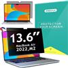 ZOEGAA Filtro Privacy per MacBook Air 13.6 pollici, Schermo Antispione Magnetico Rimovibile per MacBook Air 13.6