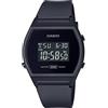 Casio Orologio digitale unisex per adulti, sportivo, quadrante nero, LW-204-1BDF, nero digitale, Nero Digitale, Moderno