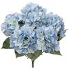 Hollyone Mazzo di Ortensie Blu, Fiori Artificiali, Grandi Bouquet di Ortensie Finte in Seta, per Decorazioni per la Casa, Composizioni Floreali, Matrimoni, Mazzi di Fiori, Soggiorno