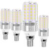 AIMHEIM AIMHEM 4 Pezzi Lampadina LED E14 Dimmerabile, Luce Naturale 4000K, 8W Lampada E14 LED Equivalente 80W, Nessun Sfarfallio Risparmio Energetico Lampadine Attacco Piccolo E14