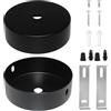 URHRHU Set di 2 Rosone per lampadario da soffitto, 100 X 24mm Rosone da soffitto che nasconde il filo, lampada a baldacchino, per soggiorno, corridoio, lampadario da cucina