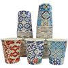 Terryshop74 Kit 100 bicchieri XXXL 250 ml in carta per bevande calde e fredde cappuccino the birra bibite (Maiolica)