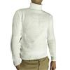 Imperial Maglia Uomo Dolcevita monocolour con Lavorazione Intrecciata e orli Elasticizzati Colore Bianco Taglia M