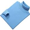 Suvoiier Uomo Cashmere Misto Cotone Dolcevita Uomo Maglione Autunno Inverno Quotidiano Base Caldo Lavorato A Maglia Pullover Uomo Casual Jumper, blu cielo, 3XL