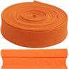 Aerzetix - C77370 - Nastro in sbieco Piegato 9 Metri x 18mm - in Cotone - Colore Arancione - passamaneria gallone Abbigliamento Cuscini trapunte