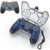 Tiiletzote Custodia protettiva per controller PS4, custodia protettiva per controller wireless PlayStation 4 DualShock 4, custodia da viaggio per PS4, custodia da viaggio per controller PS4, custodia