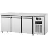 Ristoattrezzature Modello: 115360030112975,Tavolo frigo refrigerato 3 porte in acciaio inox -2 +8 °C 179,5x70x85h cm tropicalizzato