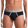 Intimitaly Liabel X (Pacco da 6) Slip Uomo Cotone Elasticizzato - Bielastico - Mutande Uomo Cotone Intimo Mutande Uomo Colorate alla Moda Bianchi Neri Grigio LS346 (XXL, 2 Blu 2 Neri 2 Grigi)