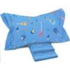 PERLARARA Lenzuola Singole Completo Cotone - Lenzuolo Singolo Sopra 150x295 cm - Guitar A864