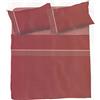 PERLARARA Lenzuola Singole Completo Cotone - Lenzuolo Singolo Sopra 150x295 cm - Crono V908