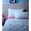 Zucchi - Completo Letto Flanella Matrimoniale Sweetness cm. 240x290 sotto c/Angoli cm. 175x200 + 2 federe col. B1 Blu. Tessuto 100% Cotone garzato.