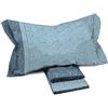 PERLARARA Lenzuola Singole Completo Cotone - Lenzuolo Singolo Sopra 150x295 cm - Jana D894