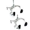 JZK 1 Paio freni bici a forma U per mountain bike e MTB, morsetti freno BMX, freni per bici strada, kit freno a pinza anteriore e posteriore, freni a braccio lungo con pastiglie per bicicletta