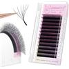ANNAFRIS 6D W Extension Ciglia 0.07 C 8mm Premade Fan Lash Russian Volume Ventole Ciglia Ciuffetti 6D Eyelash Extension Professional(6D 0.07 C 8mm)