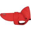 Record - Cappottino impermeabile per Cani Brumy con cappuccio rimovibile. Impermeabile caldo e resistente, perfetto per proteggere il tuo cane da pioggia e freddo |Rosso, L - Lunghezza dorso 45 cm
