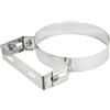 ALLINOX Collare Di Fissaggio Regolabile In ACCIAIO INOX Per Tubo Canna Fumaria Staffa a Muro Collare Pesante (DN 80)