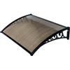 STARS Pensilina policarbonato alveolare fume stars h.mm 5 cm 150x100 Stars