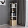 Hanah Home Bookshelf, Quercia Bianca, Taglia Unica