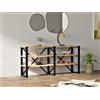 Hanah Home Bookshelf, Zaffiro Nero, Taglia Unica