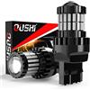 OUSHI 7443 T20 Lampadine LED, Rosso 2600Lm, Lampadina W21/5W 7440 Luce Di Retromarcia Luce Freno Posteriore Luce Posizione Fanale Posteriore Indicatori Direzione (2 Pezzi)